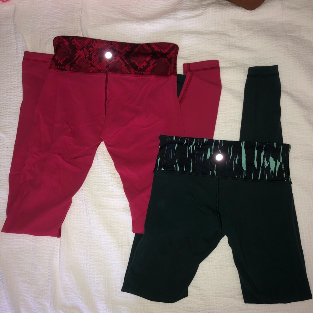 2 for 1! Lululemon Wunder Under Leggings